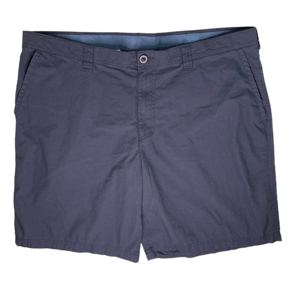 Columbia Sportswear Men's Shorts 42 Waist Gray‎ 10" inseam 100% Cotton 4-pocket